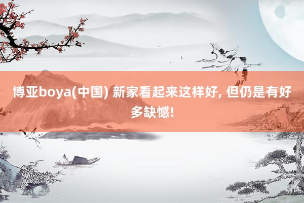 博亚boya(中国) 新家看起来这样好， 但仍是有好多缺憾!