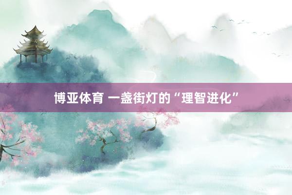 博亚体育 一盏街灯的“理智进化”